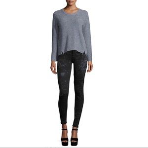 J Brand Shattered Glass Mid Rise Skinny Jeans